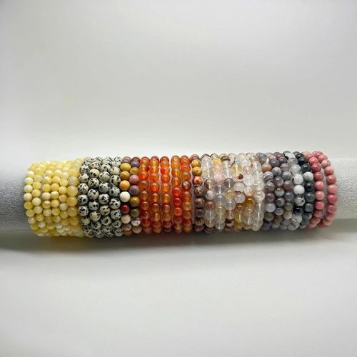 Lot De 30 Bracelets En Pierres Naturelles Aaa
