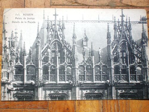 Carte Postale Cpa Rouen Palais De Justice