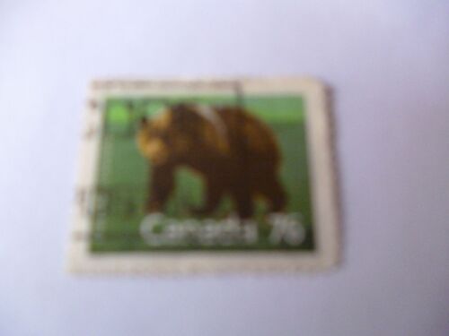 Timbre "Canada :Grizzli".