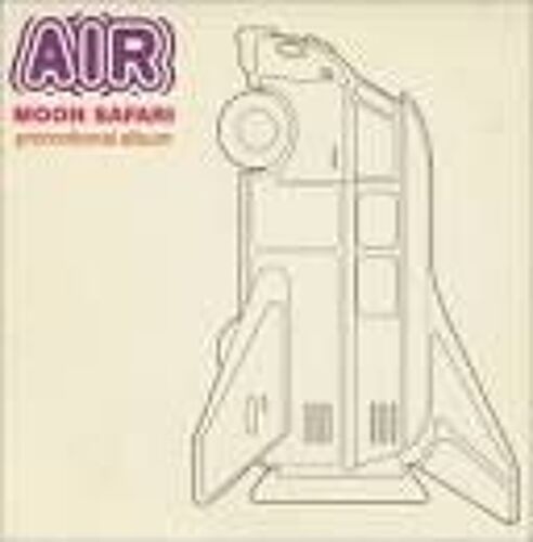 Air - Moon Safari - Rare Card Advance Cd 10 Titres