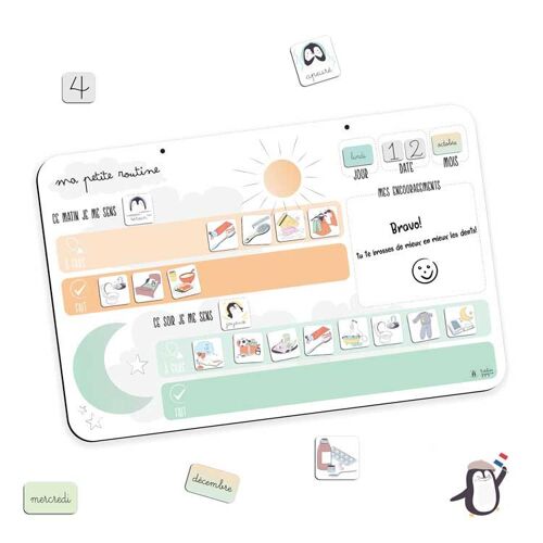 Kit D'aide À L'autonomie Ma Petite Routine - L'atelier Gigogne