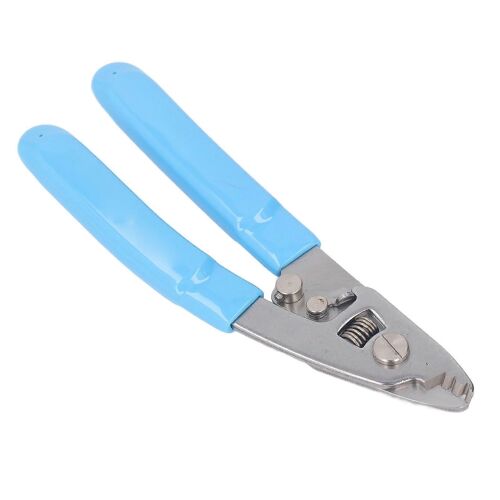 Pince à dénuder de fil d'acier inoxydable à coupe précise à 3 trous pour FTTH