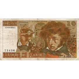 Billet 10 Francs - 3-10-1974.Y