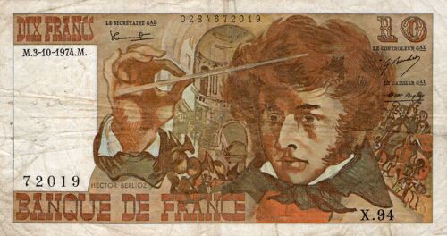Billet De France 10 Franc 1974