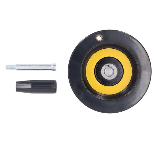 Volant de machine-outil 12x125mm avec volant à main ondulé arrière de poignée pour les machines de meulage de fraiseuse de tour