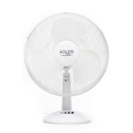 Ventilateur de Table Silencieux Ø 40cm 3 Vitesses Oscillant Orientation Réglable 90W Adler AD7304