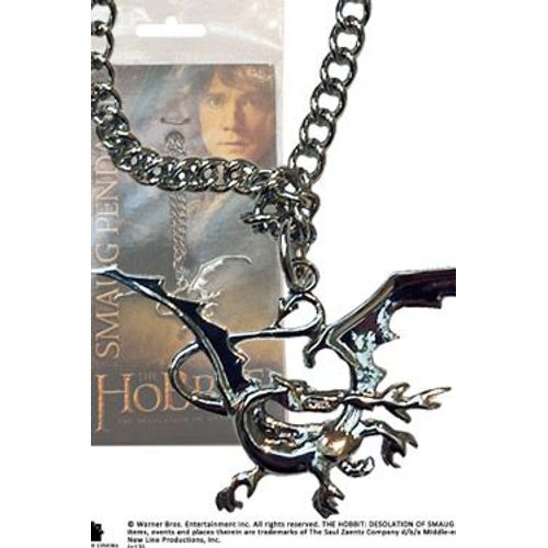 Le Hobbit La Désolation De Smaug Pendentif Avec Chaînette Smaug