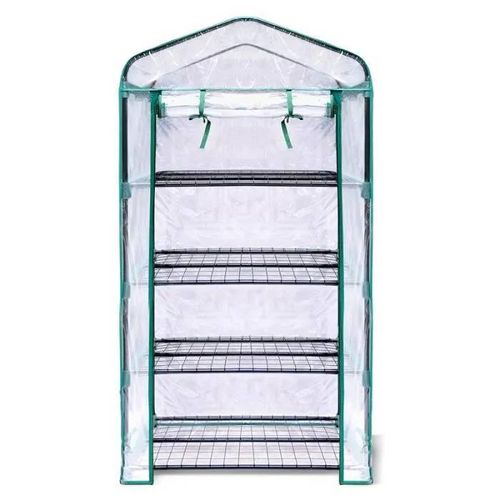 Serre À Balcon De 4 Niveaux - Suan - Vert - Résistant Et Facile D¿Utilisation