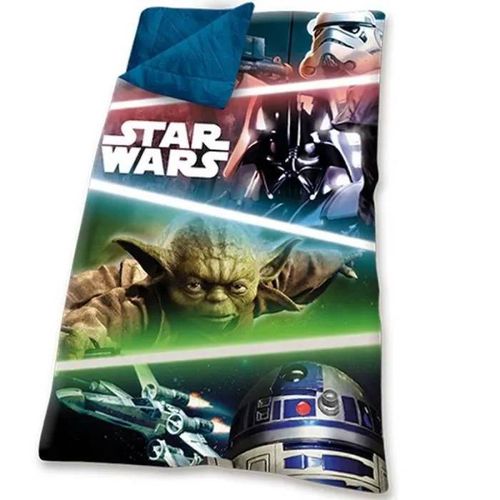 Sac De Couchage Enfant Star Wars - 1 Place - Lavable En Machine - 140x70cm