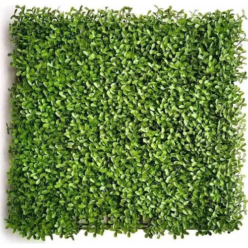 Mur Végétal Artificiel - Non Spécifié - 50 X 50 Cm - Polyéthylène - Vert - Garantie 2 Ans