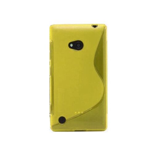 Coque Housse S-Line jaune Nokia Lumia 720