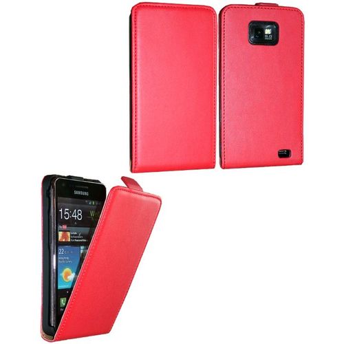 Etui Slim Luxy Cuir Rouge Pour Samsung Galaxy S3 I9300