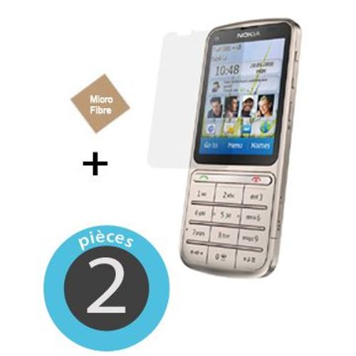 2 Films Protecteur Écran Pour Nokia C3 Touch And Type