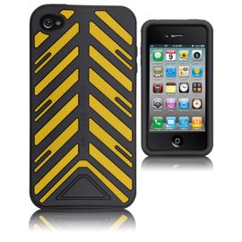Housse Case-Mate Torque Bandes Jaunes Pour Iphone 4