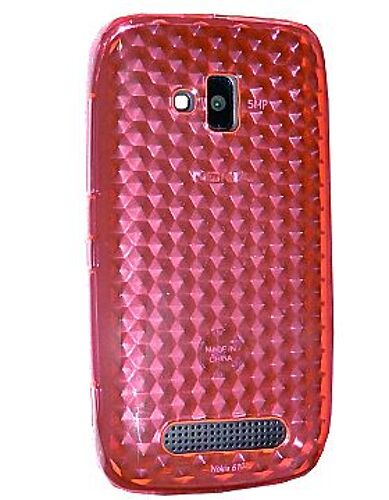 Housse Softygel Diamond Rose Pour Nokia Lumia 610
