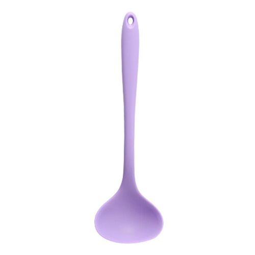 Cuillère De Louche En Silicone Pour Accessoires De Soupe Louche De Service De Cuisson Antiadhésive Résistante À La Chaleur Avec Poignée Ergonomique Pour Ustensiles De Cuisine À Domicile