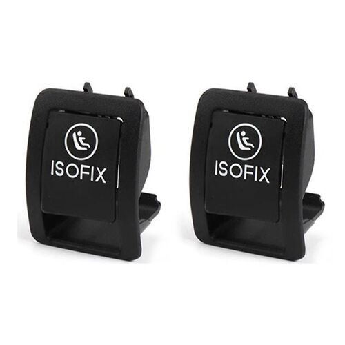 2pcs 2059200513 Car Seat Isofix Switch Cover For W205 C300 C350 C200 C180 2015-2016 Black