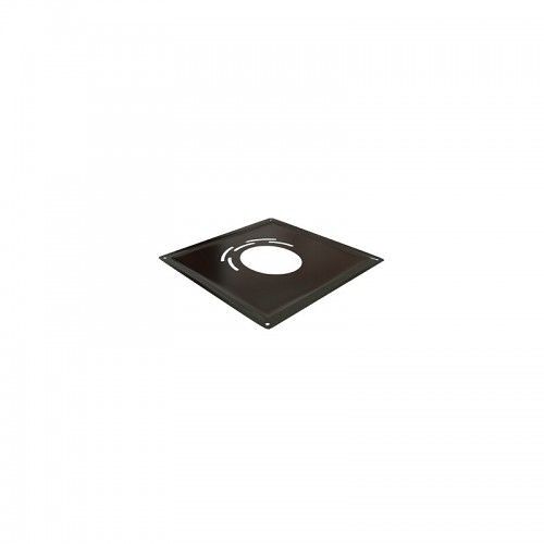 Plaque de liaison noire 400x400 mm pour adaptateur à visser Ø140/146 TEN