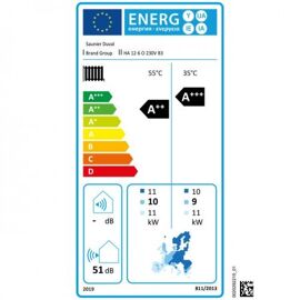 Pompe à chaleur air/eau monobloc GeniaAir Max - 12kw - 230V SAUNIER DUVAL
