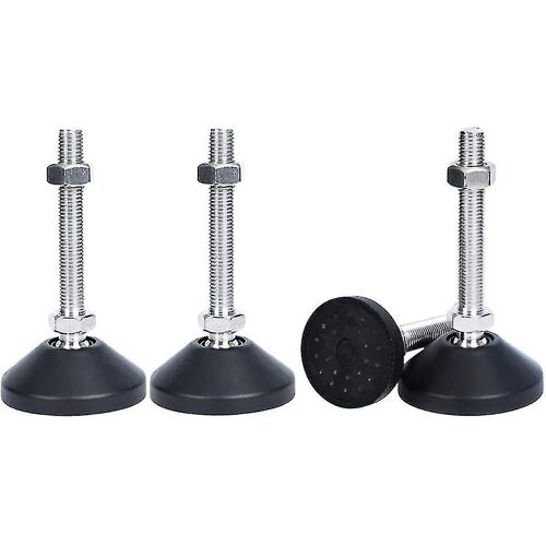 Pack 4 Pieds réglables M8x50 Vis de réglage des meubles Pieds de meubles réglables Silicone universel