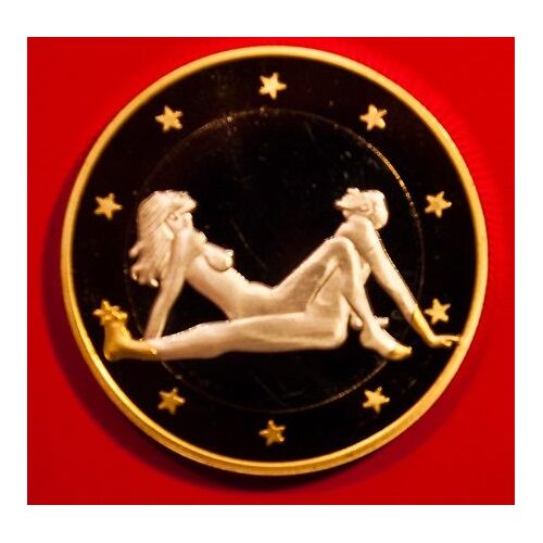 1 Annonce Pour Pièce De Monnaie Sex Euro Argent Or Kamasutra M12 - Neuve
