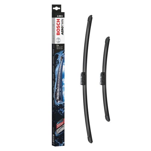Bosch Balais D'essuie-Glace Plats Aerotwin A295s, Longueur: 600mm/400mm - 1 Paire De Balais Avant