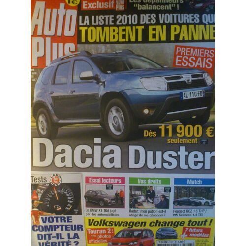 Auto Plus  N° 1127 : Dacia Duster - 1 Ers Essais