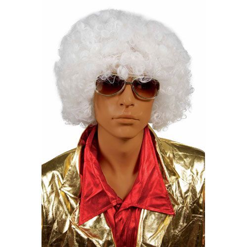 Perruque Adulte Willy-Pop Gm Blanche