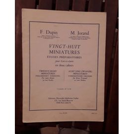 Vingt Huit Miniatures Caisse Claire Dupin Jorand 1 Cahier 