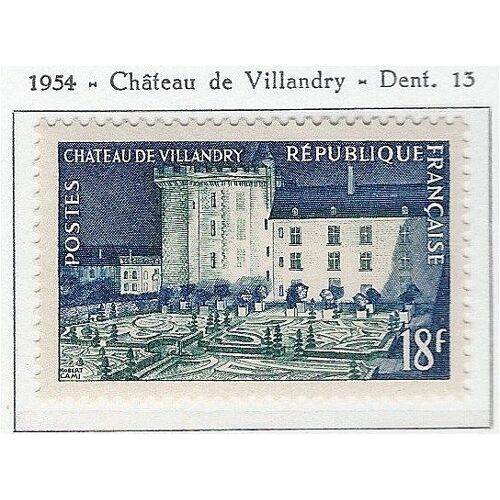 Yvert France N° 995. Château De Villandry. Neuf Sc** (Mnh)