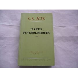 Cg Jung - Types Psychologiques - Éd Georg - 1968