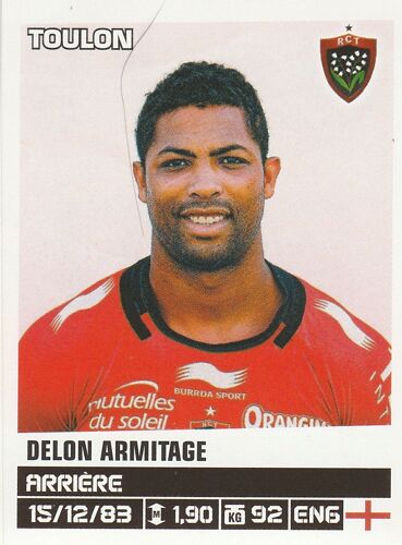 Image Panini N° 239 Rugby 2013 /2014 Delon Armitage Toulon