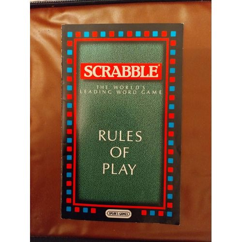 Scrabble De Voyage - Version Anglaise