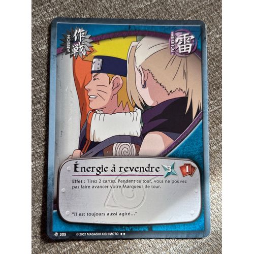 Lots Of Energy - M-305 - Rare - 1st Edition Énergie À Revendre Naruto