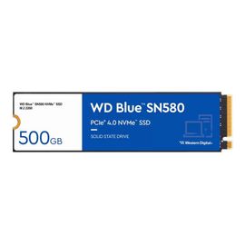 WD Blue SN580 - SSD - 500 Go - interne - M.2 2280 - PCIe 4.0 x4 (NVMe)