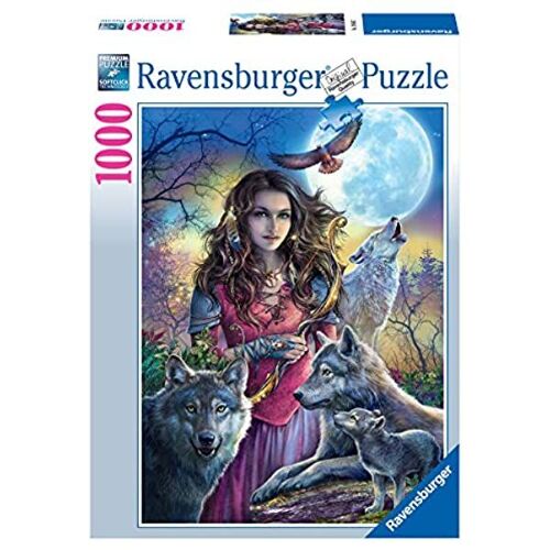 Ravensburger- Puzzle La Maitresse Des Loups 1000 Pièces, 19664