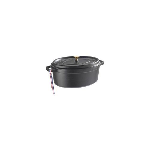 Staub 1103325 Cocotte Ovale Noir Mat 33 Cm