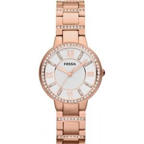 Fossil Montre Ip-Rosé Analogique Femmes Virginia Es3284
