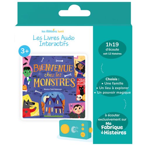 Lunii - Coffret Bienvenue Chez Les Monstres - Livre Audio Interactif Dès 3 Ans À Écouter Sur Ma Fabrique À Histoires