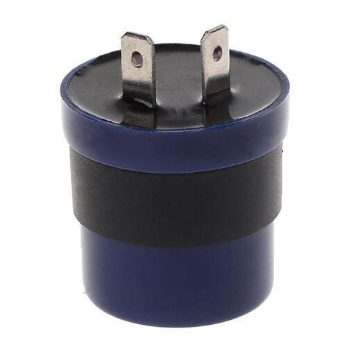 Clignotant Led Bleu Intégré Pour Moto, Entrée Dc 6v 12v, 2 Broches, Moteur, Buzzer, Indicateur De Relais Q39f