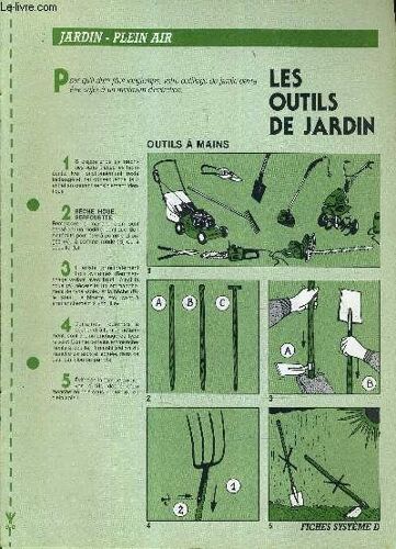Fiches Systeme D - Les Outils De Jardin.