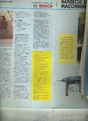 Systeme D N°251 - Barbecue En Maconnerie.