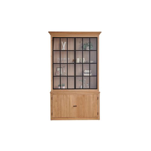 Buffet Vaisselier Industriel En Bois Et Métal 4 Portes