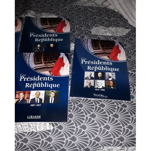 Lots De 5 Revues Les Présidents De La République