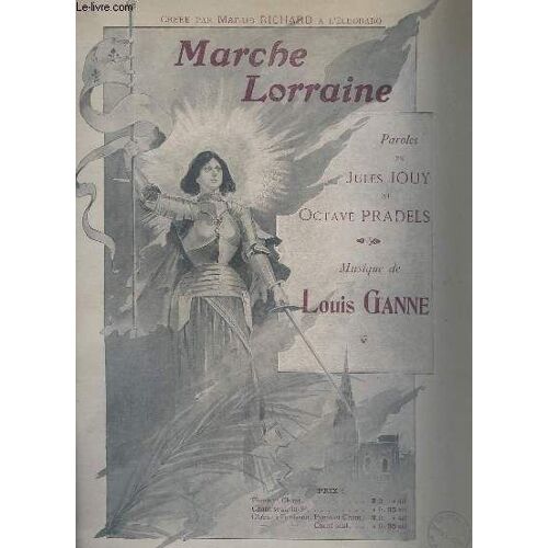 Marche Lorraine - Piano Et Chant.