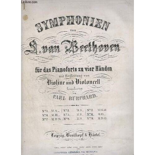 Symphonien N°6 M.10 - Fur Pianoforte Zu Vier Handen.