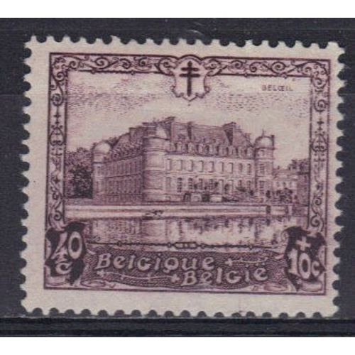 Belgique 1930 : Au Profit D'oeuvres Antituberculeuses : Châteaux Divers : Beloeil - Timbre Neuf *
