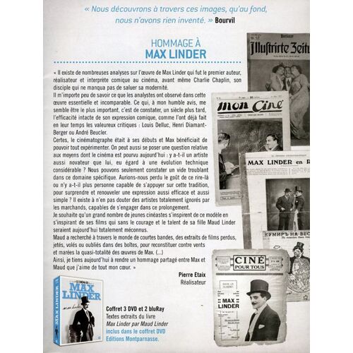 Le Cinéma De Max Linder - Synopsis Dépliant De 4 Pages + Affichette Au Verso