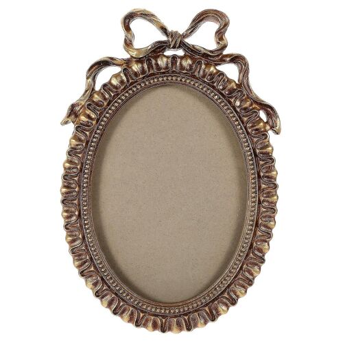 Oval Picture Frame Antique Ornate Photo Frame TableTop Display Photo Frame