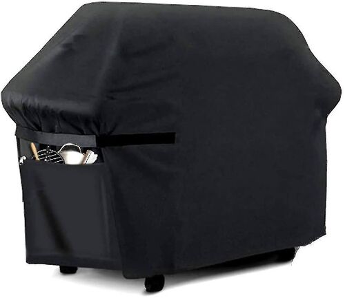 Gas Barbecue Cover, 210d Waterproo Protective Cover With Adjustable Strap, Fits Most Grills (145 * 61 * 117cm)